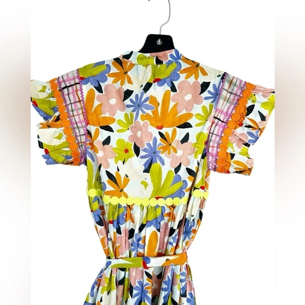 Celia B Floral Seren Midi Dress Womens XS NWT - Picture 11 of 14